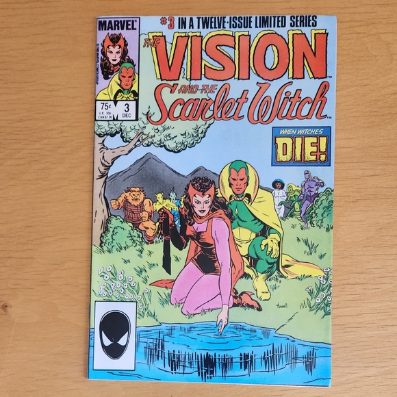 Vision and the Scarlet Witch #3 & #12, 80s Marvel comics (Lot of 2) - Picture 2 of 12